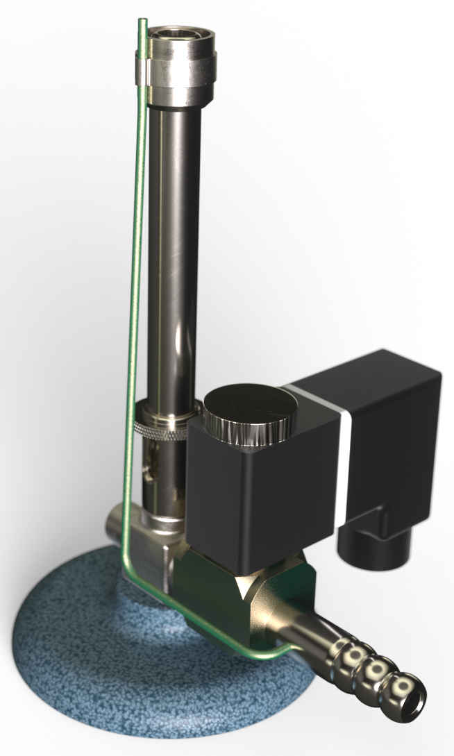 Bunsenbrenner - Erdgas - mit Fußschalter und Magnetventil