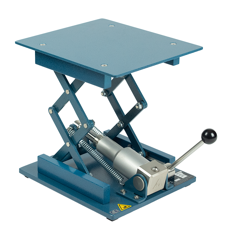 Hydraulic Laboratory Jack - 300 x 300 mm - Powder-Coated