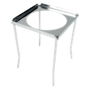 Vierfuß - Höhe 220 mm, Seitenlänge 175 x 175 mm - Edelstahl