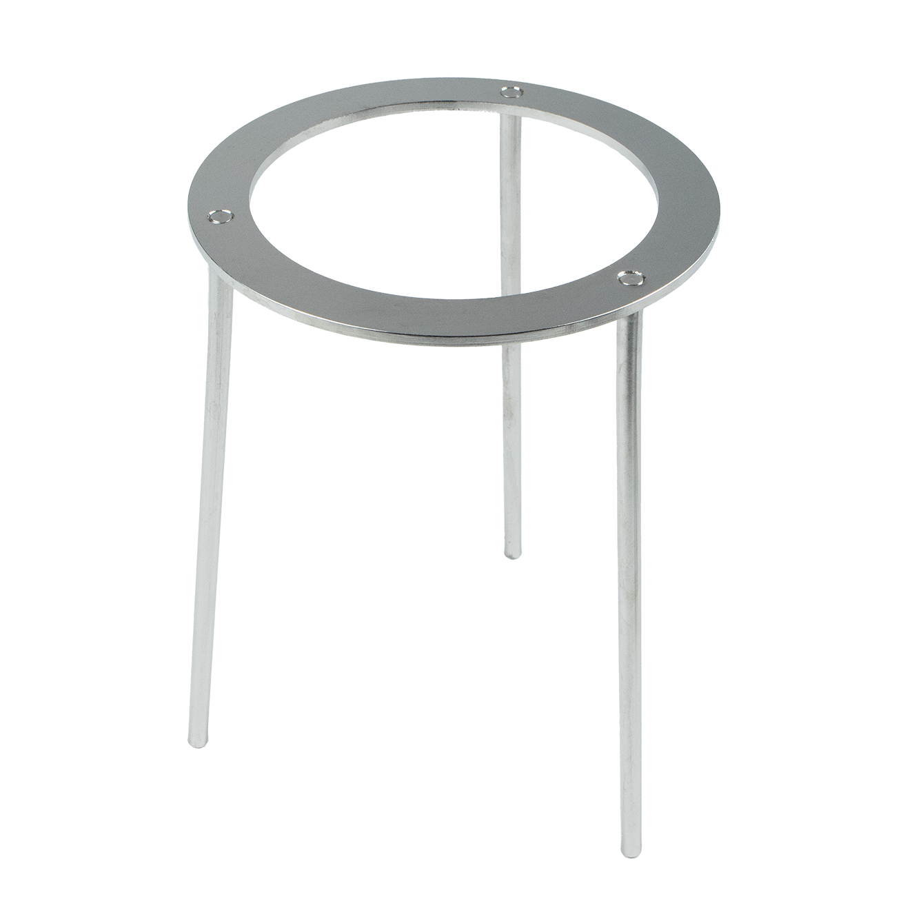 Tripod - height 150 mm, inner diameter 80 mm - stainless steel